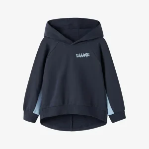 Hoodie Bentu, mörkblå