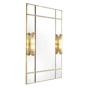 Spegel Beaumont m lampa