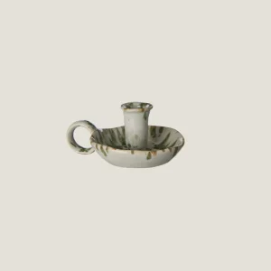 Amanda Ljusstake Offwhite/Grön