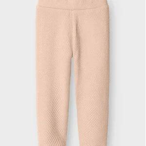 Våfflade Sweatpants, ljusrosa