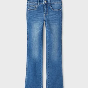 Polly skinny bootcut denimblå
