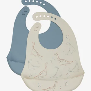 2-pack haklappar i Silikon, Dino