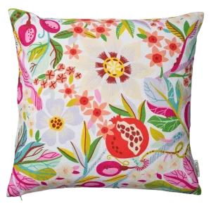 Kuddfodral Pomegranate Vit