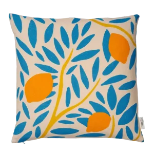 Kuddfodral Sunny Citrus Blå