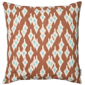 Kuddfodral Ikat Diamond Mocha