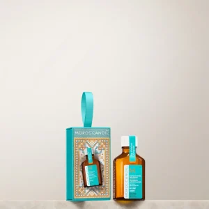 Moroccanoil Treatment Light hårolja som julsmycke