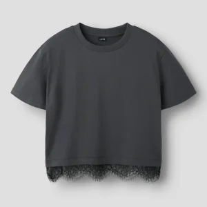 Bella lace top, svart