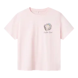 Rosa T-shirt snäcka